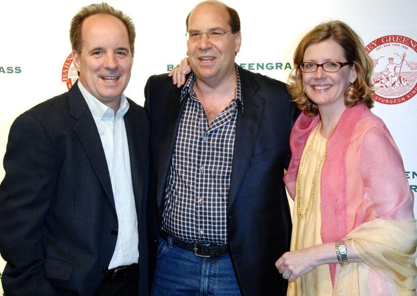 John Pankow, Gary Greengrass and Kristine Sutherland at the Barney Greengrass celebration of 100 years.