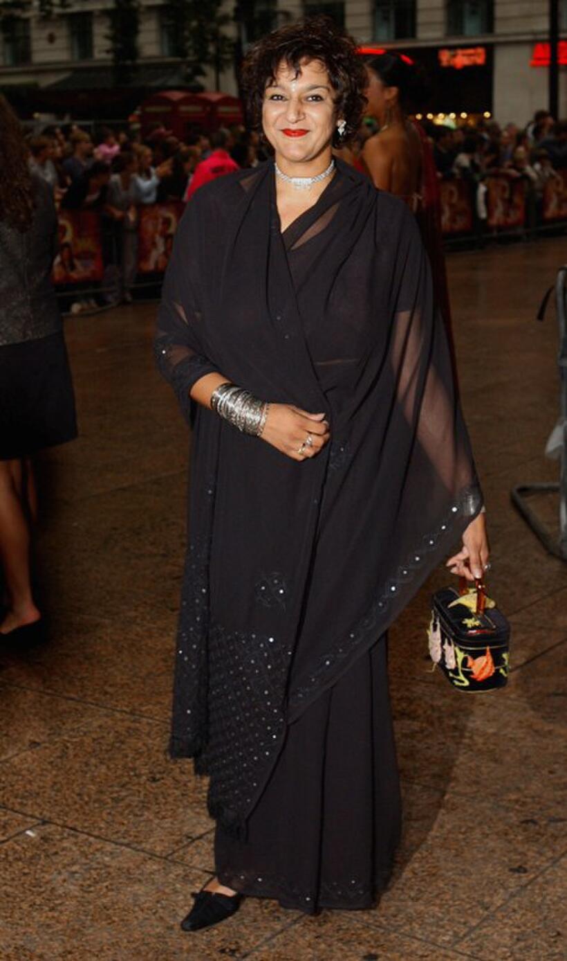 Meera Syal at the London premiere of "The Guru."