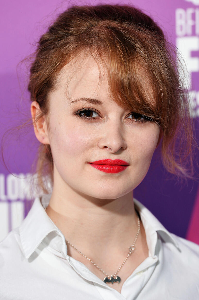 Shannon Tarbet at a screening of "Beast" during the 61st BFI London Film Festival.