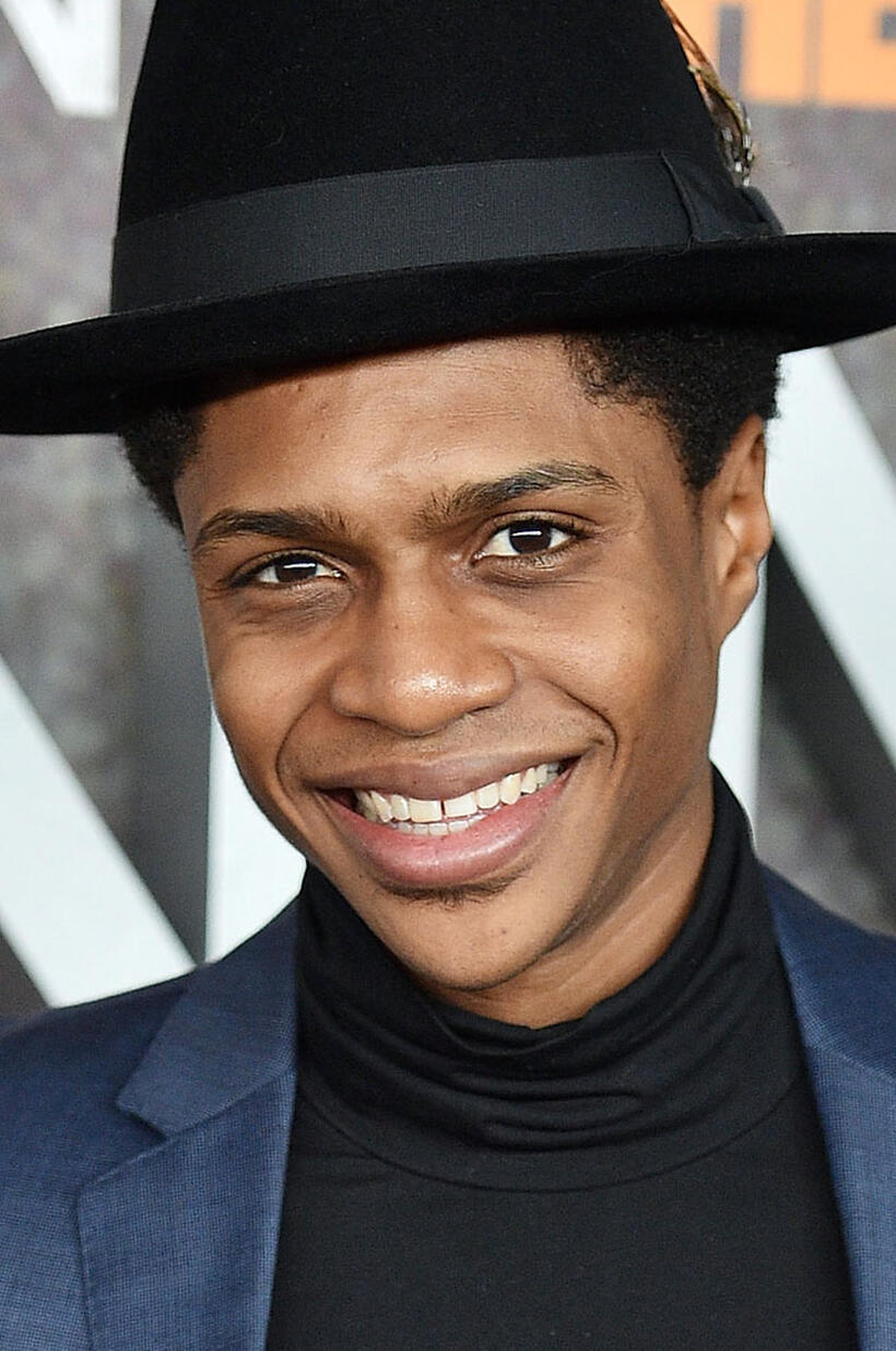 Ephraim Sykes at the New York premiere of "Vinyl".