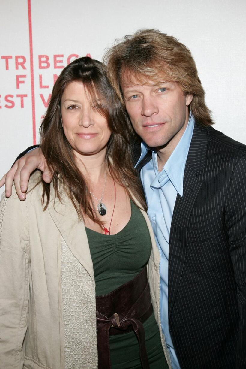 Jon Bon Jovi and wife Dorothea Hurley at the Tribeca Film Festival premiere of "SOS."