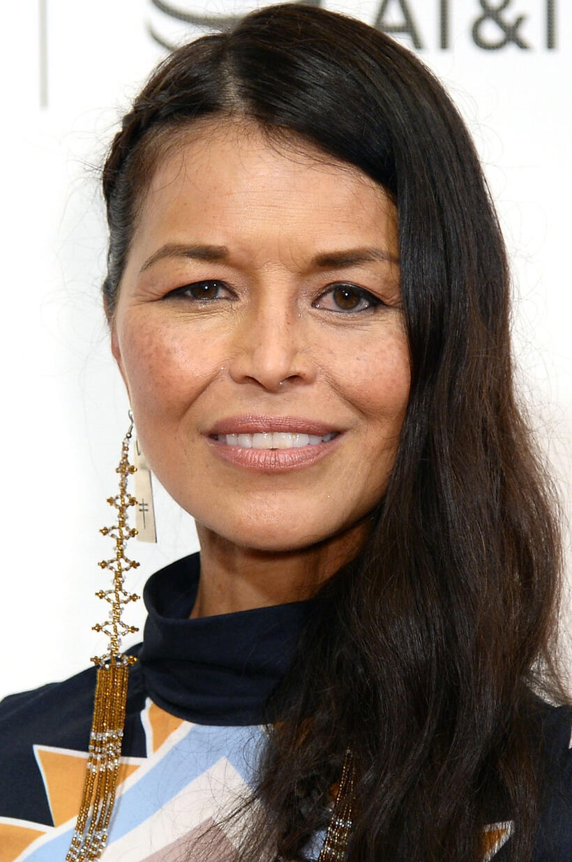 Rulan Tangen at the premiere of "Woman Walks Ahead" during the 2018 Tribeca Film Festival.