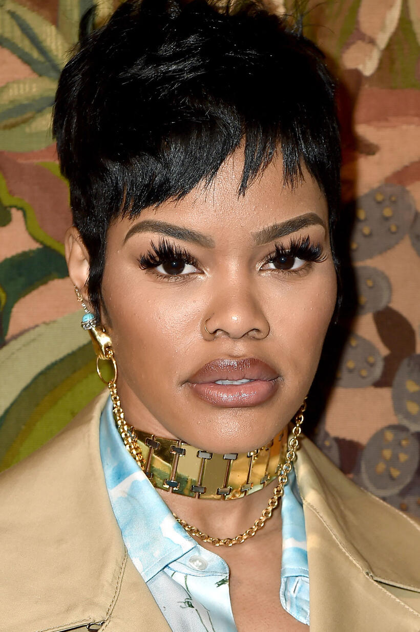 Teyana Taylor at the Lanvin show as part of Paris Fashion Week.