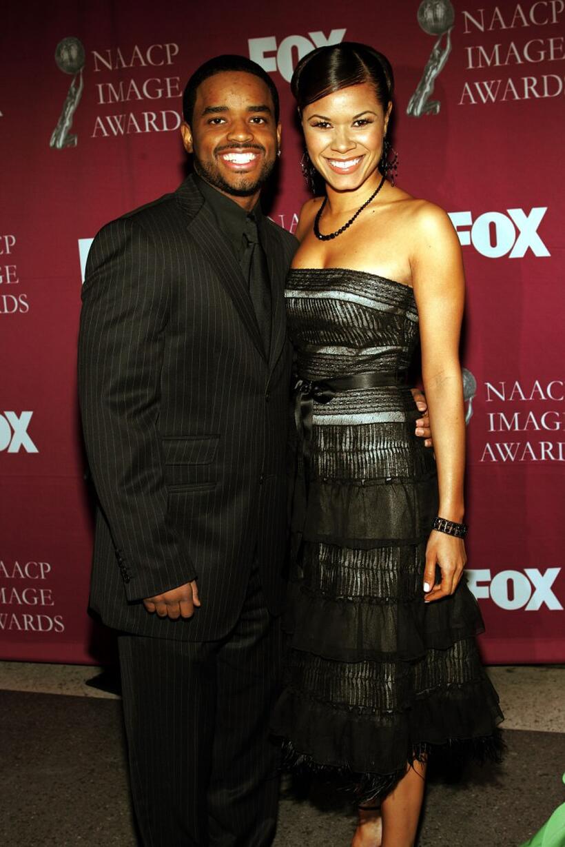 Larenz Tate and guest at the 36th NAACP Image Awards.