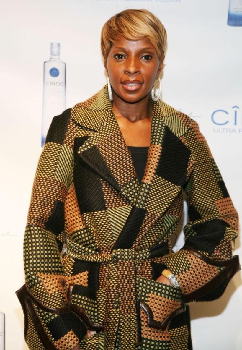 Mary J. Blige at the Sean "Diddy" Combs' private birthday party.