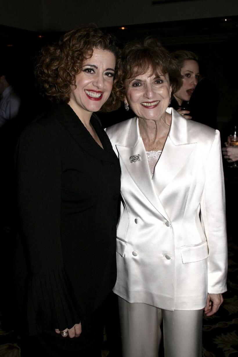 Mary Testa and Cyma Rubin at the "Evening of Music from Guys and Dolls."