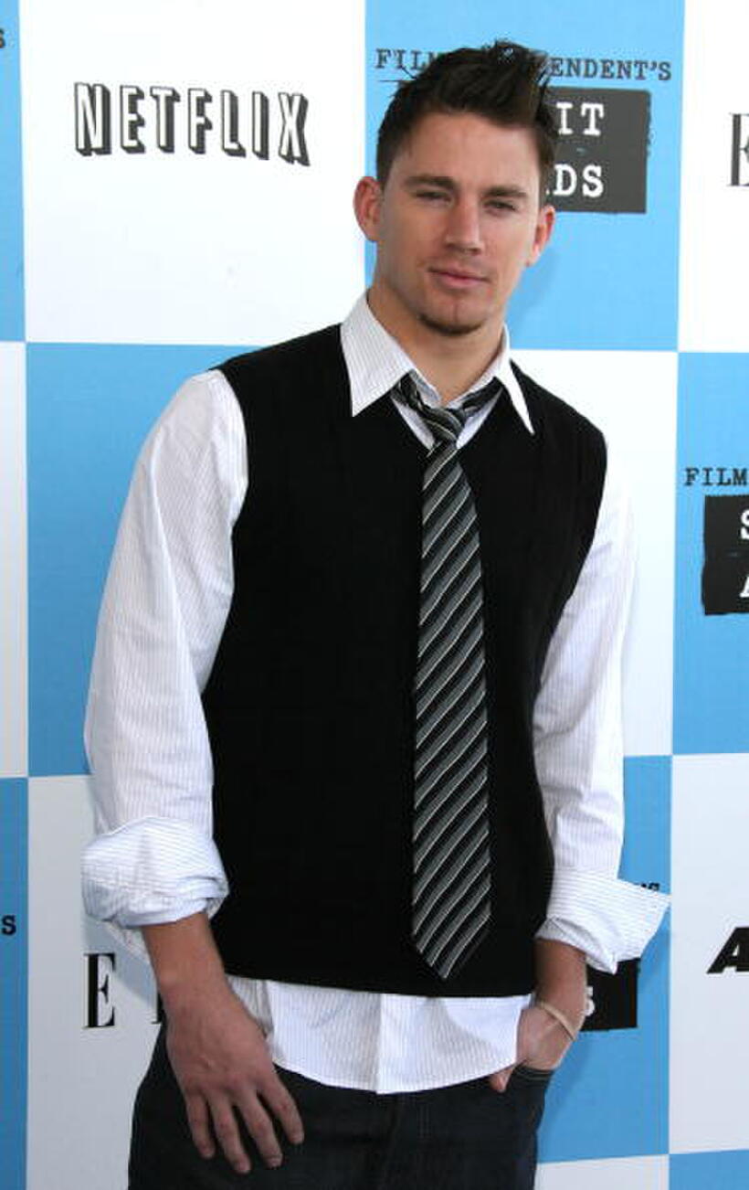 Channing Tatum at the 22nd Annual Film Independent Spirit Awards in Santa Monica.