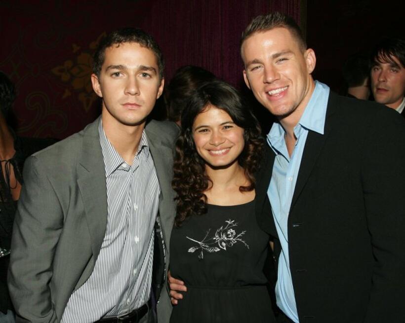 Shia LeBeouf, Melanie Diaz and Channing Tatum at the after party of the premiere of "A Guide To Recognizing Your Saints."
