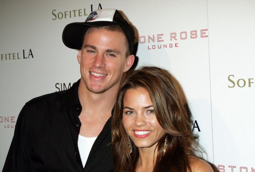 Channing Tatum and Jenna Dewan at the Stone Rose Lounge and Simon LA preview.