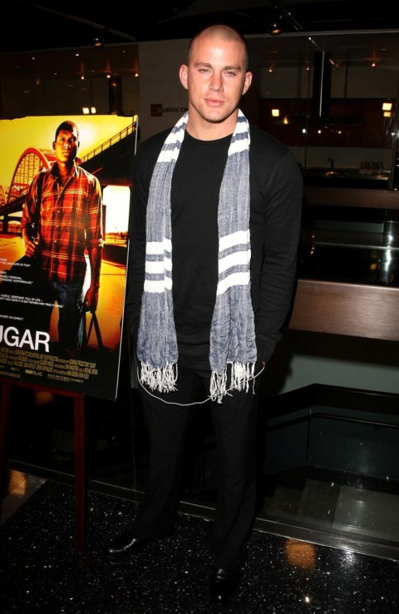 Channing Tatum at the Los Angeles premiere of "Sugar."