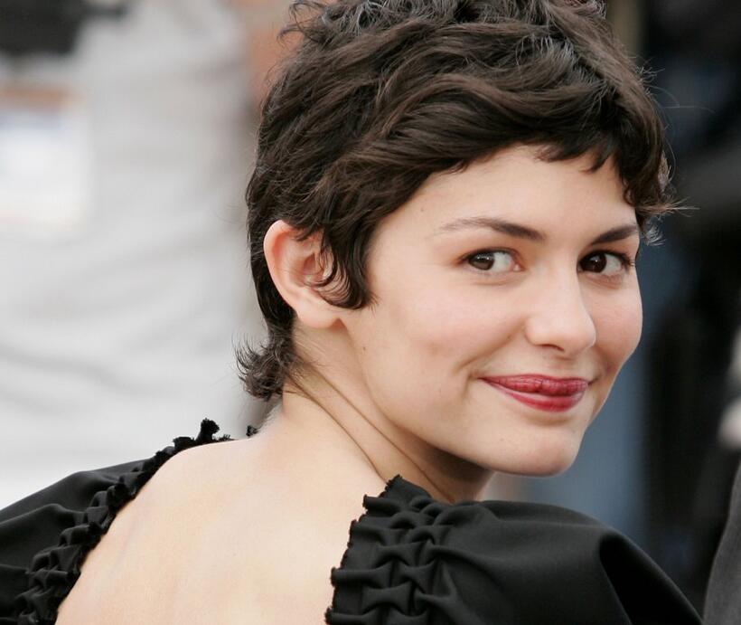Audrey Tautou at the 59th International Cannes Film Festival for "The Da Vinci Code".