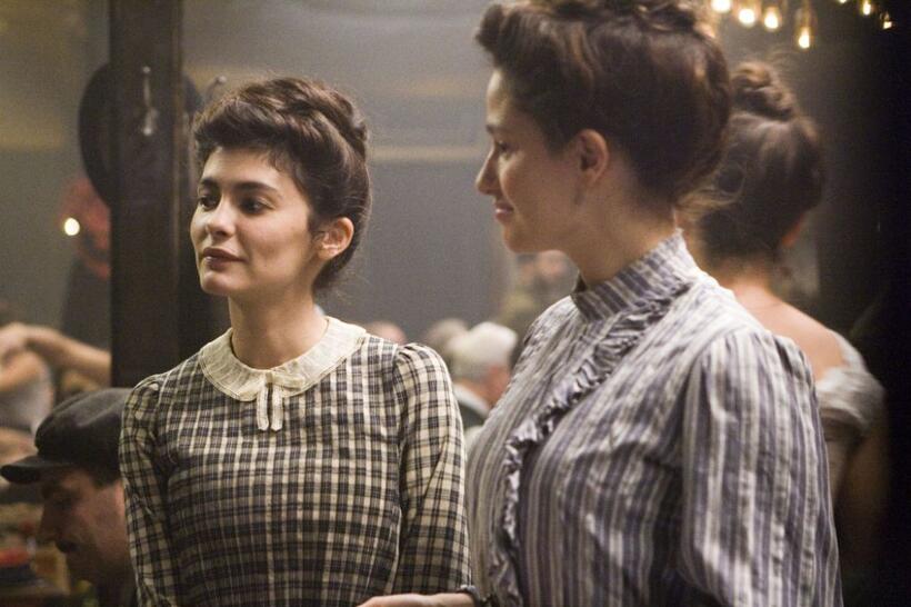 Audrey Tautou as Coco Chanel and Marie Gillain as Adrienne in "Coco avant Chanel."