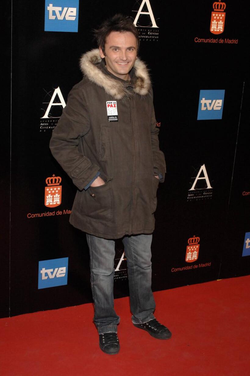 Fernando Tejero at the Goya Cinema Awards ceremony.