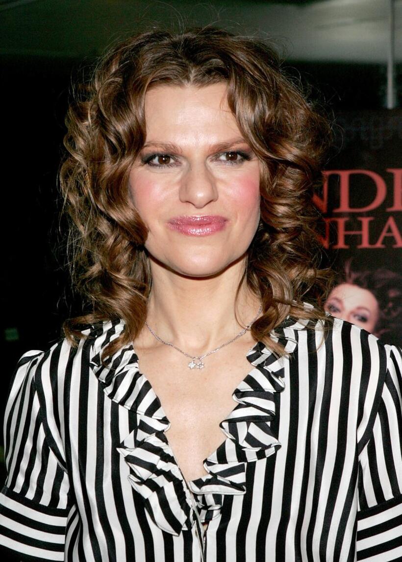 Sandra Bernhard at the opening night of "Sandra Bernhard: Everything Bad and Beautiful" after party.