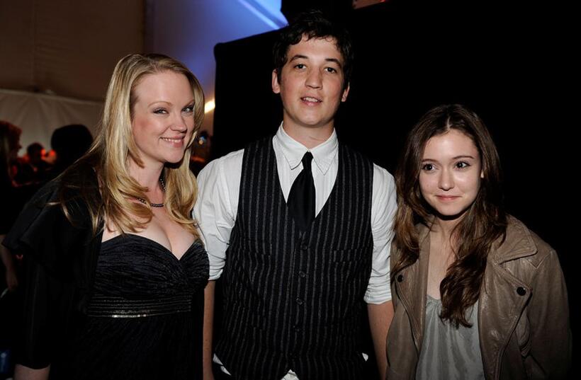 Ashley Palmer, Miles Teller and Hayley McFarland at the Gen Art's 12th Annual Fresh Faces In Fashion.