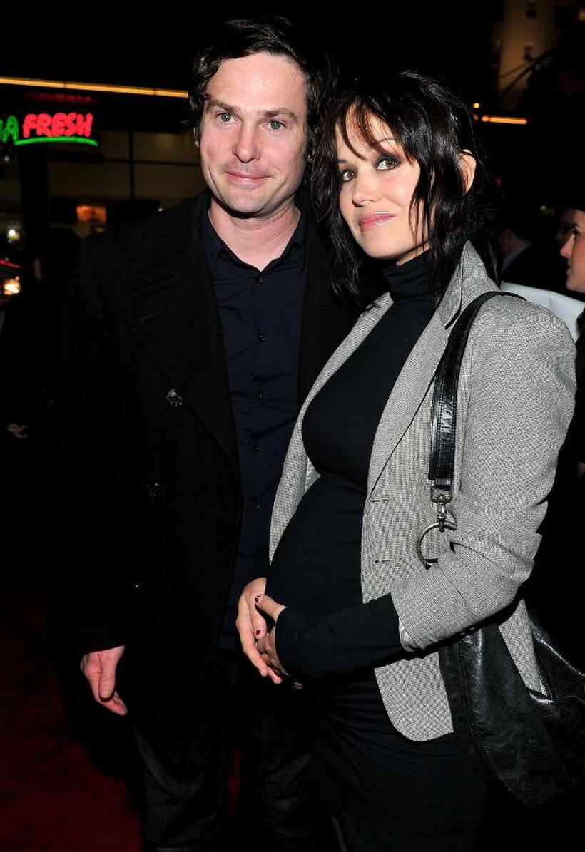 Henry Thomas and Marie Zielcke at the California premiere of "Dear John."