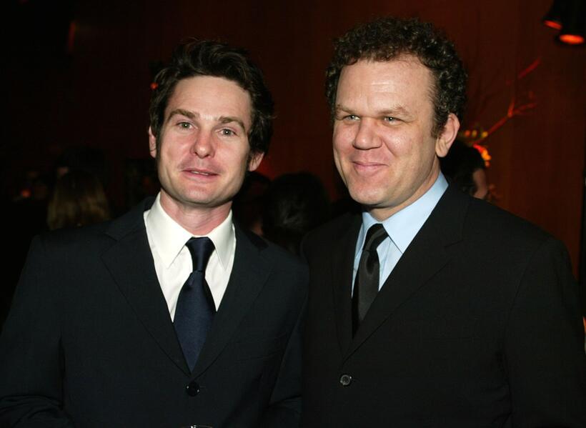 Henry Thomas and John C. Reilly at the premiere of "Gangs of New York."