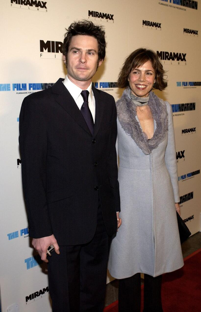 Henry Thomas and his wife Kelly Hill at the premiere of "Gangs of New York."