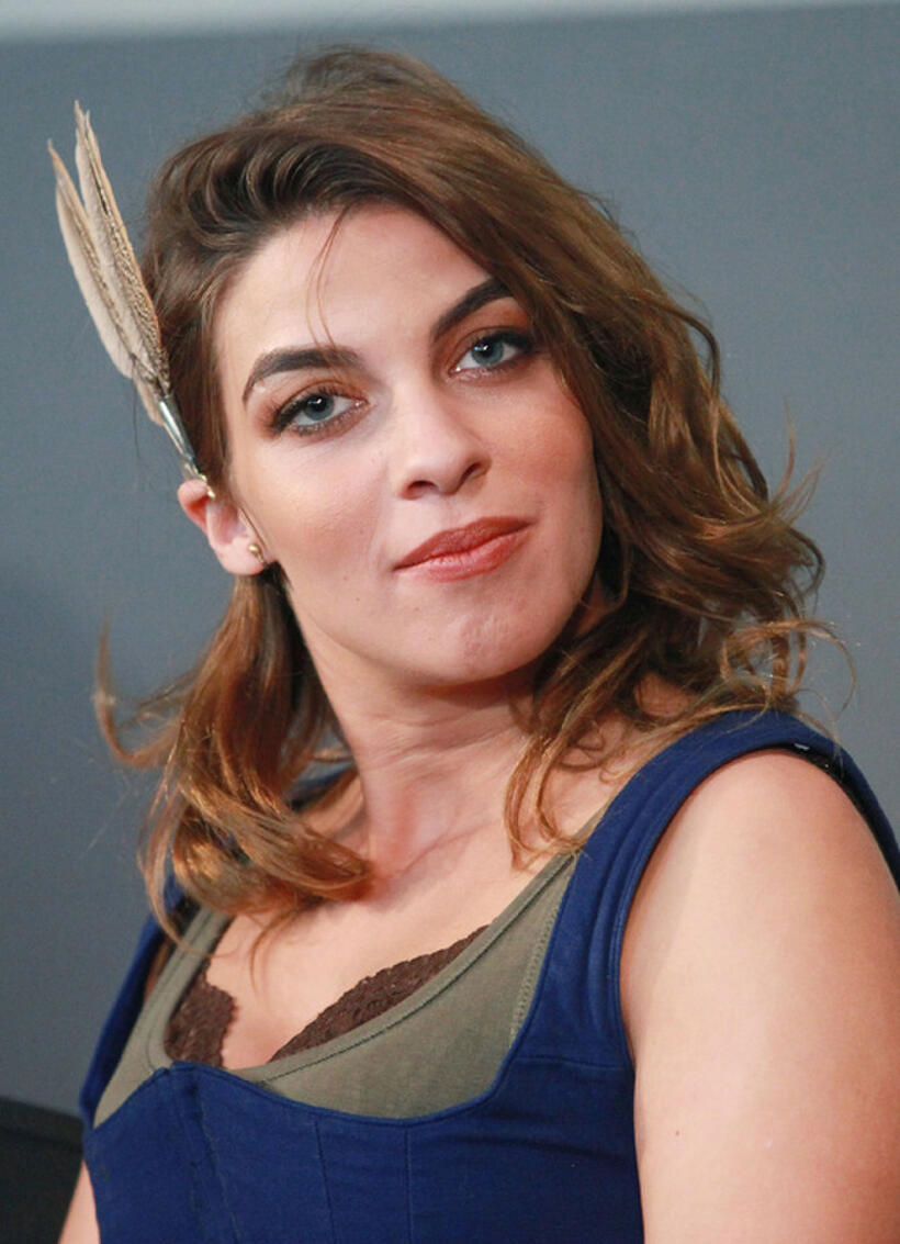 Natalia Tena at the Apple Store Soho presents meets the filmmakers "Harry Potter And The Deathly Hallows" in New York.