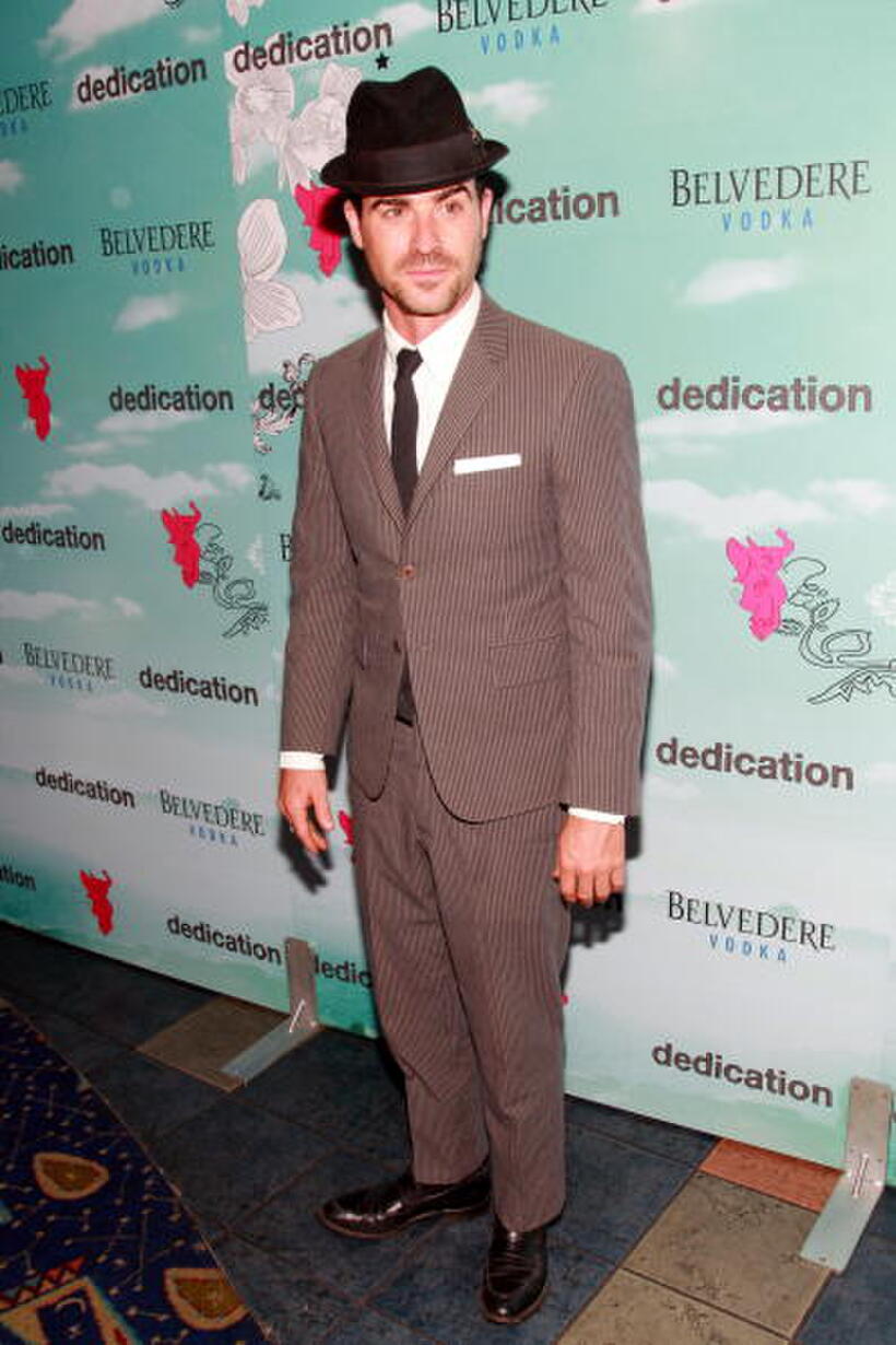 Justin Theroux at the New York premiere of "Dedication."