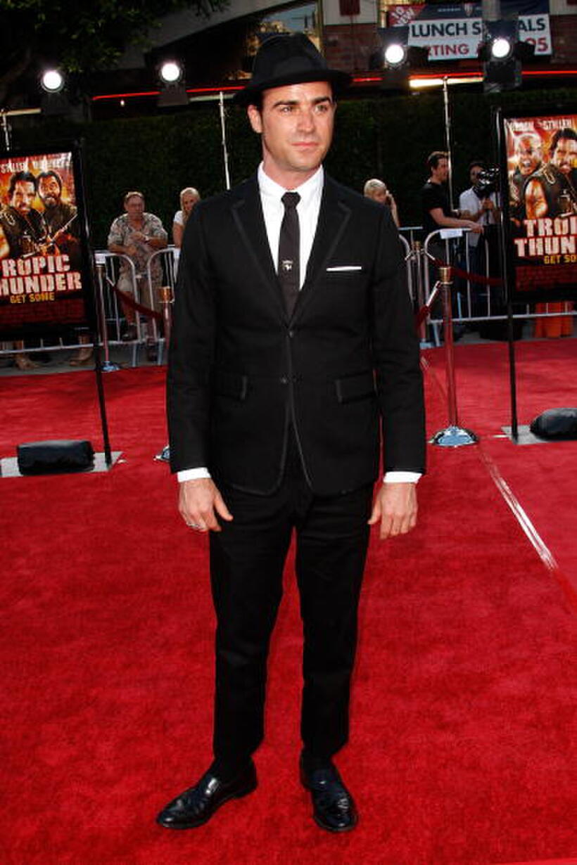 Justin Theroux at the premiere of "Tropic Thunder."