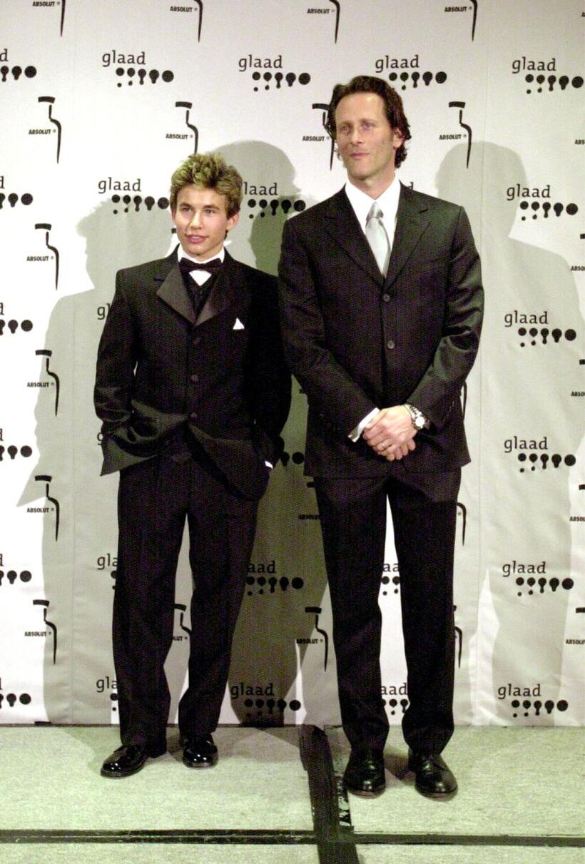 Jonathan Taylor Thomas and Steven Webber at the 11th Annual GLAAD Media Awards.