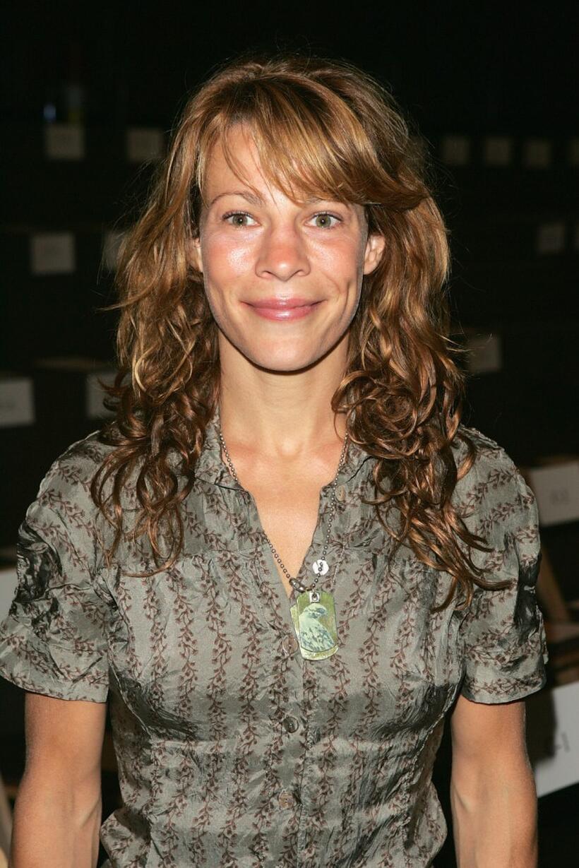 Lili Taylor at the Olympus Fashion Week.