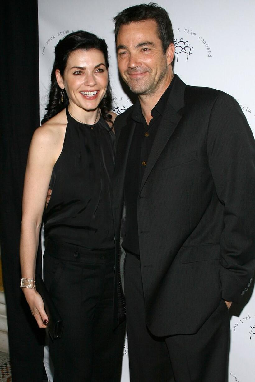 Julianna Margulies and Jon Tenney at the 2008 New York Stage and Film Gala.