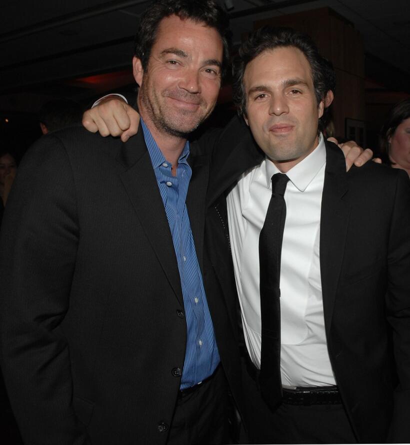 Jon Tenney and Mark Ruffalo at the after party following the premiere of "Reservation Road."