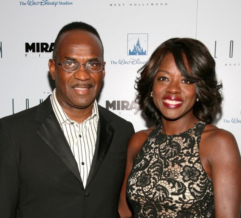 Julius Tennon and Viola Davis at the Disney and Miramax Oscar Nominees Celebration.