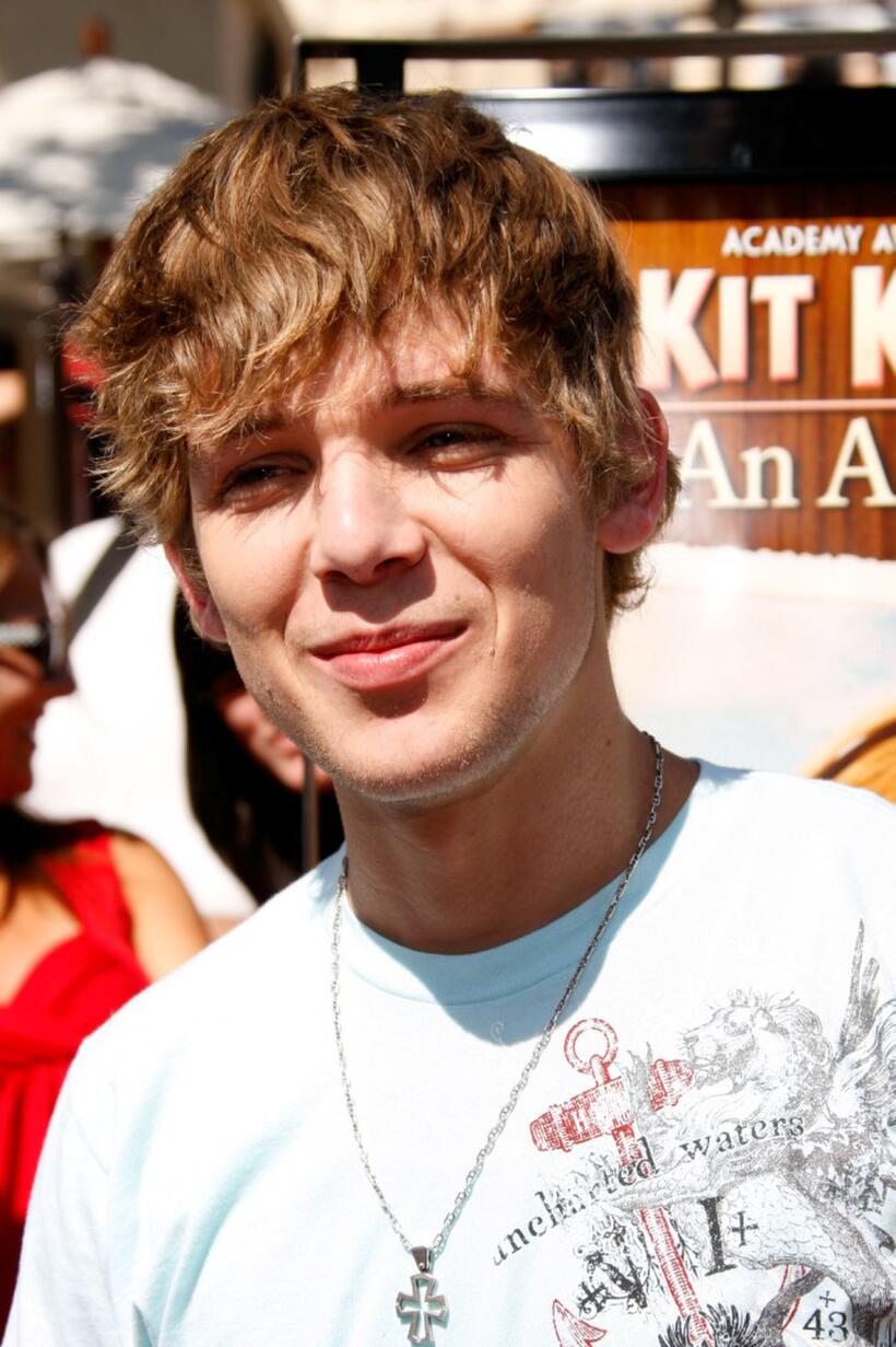 Max Thieriot at the premiere of "Kit Kittredge: An American Girl."