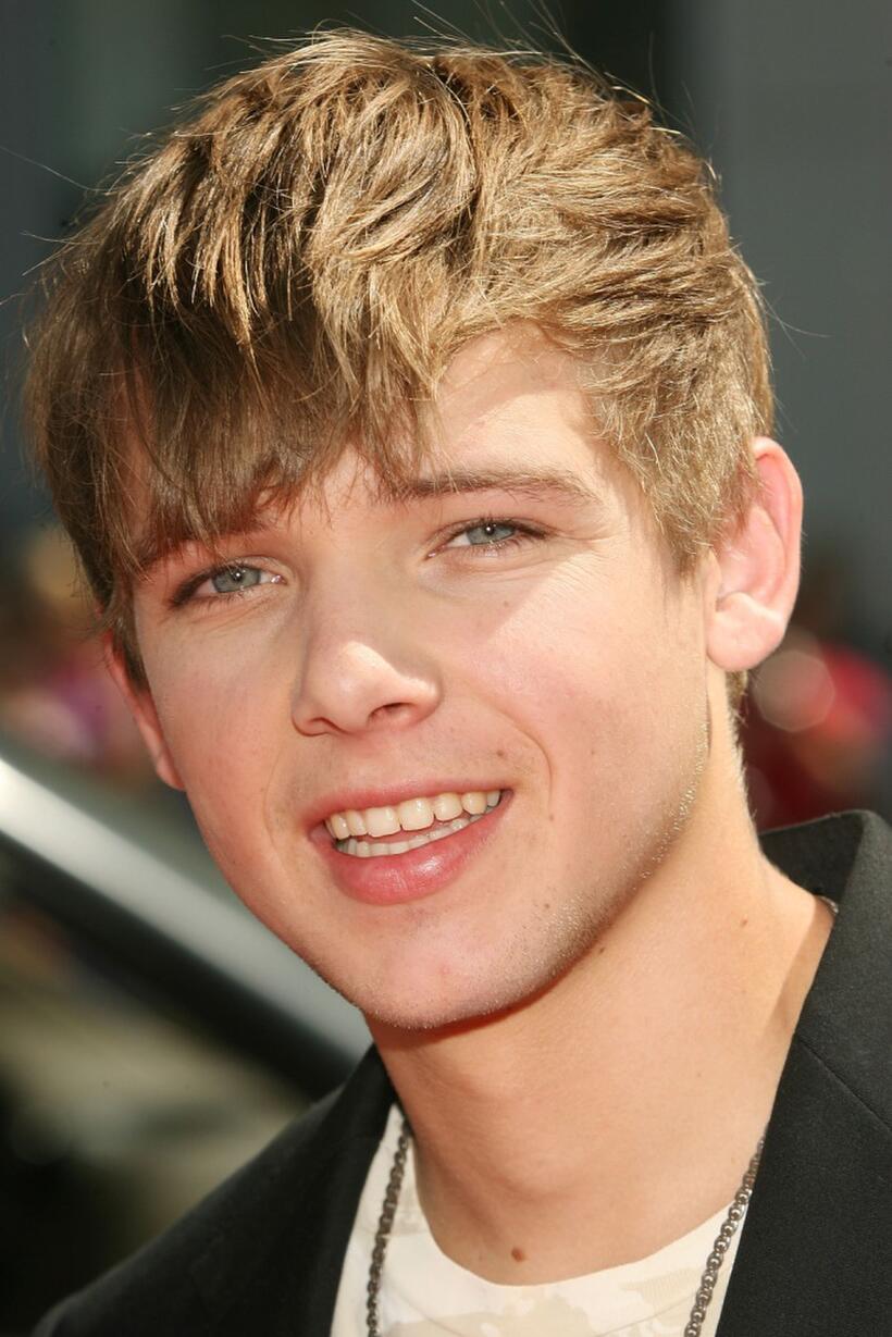 Max Thieriot at the premiere of "Nancy Drew."