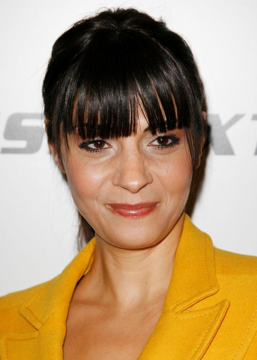 Callie Thorne at the opening of Energie Miss Sixty store.