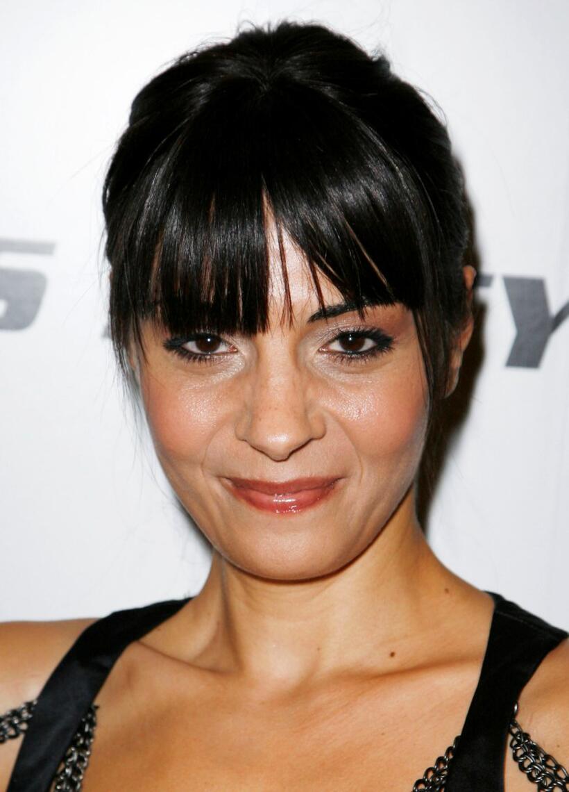 Callie Thorne at the opening of Energie Miss Sixty store.