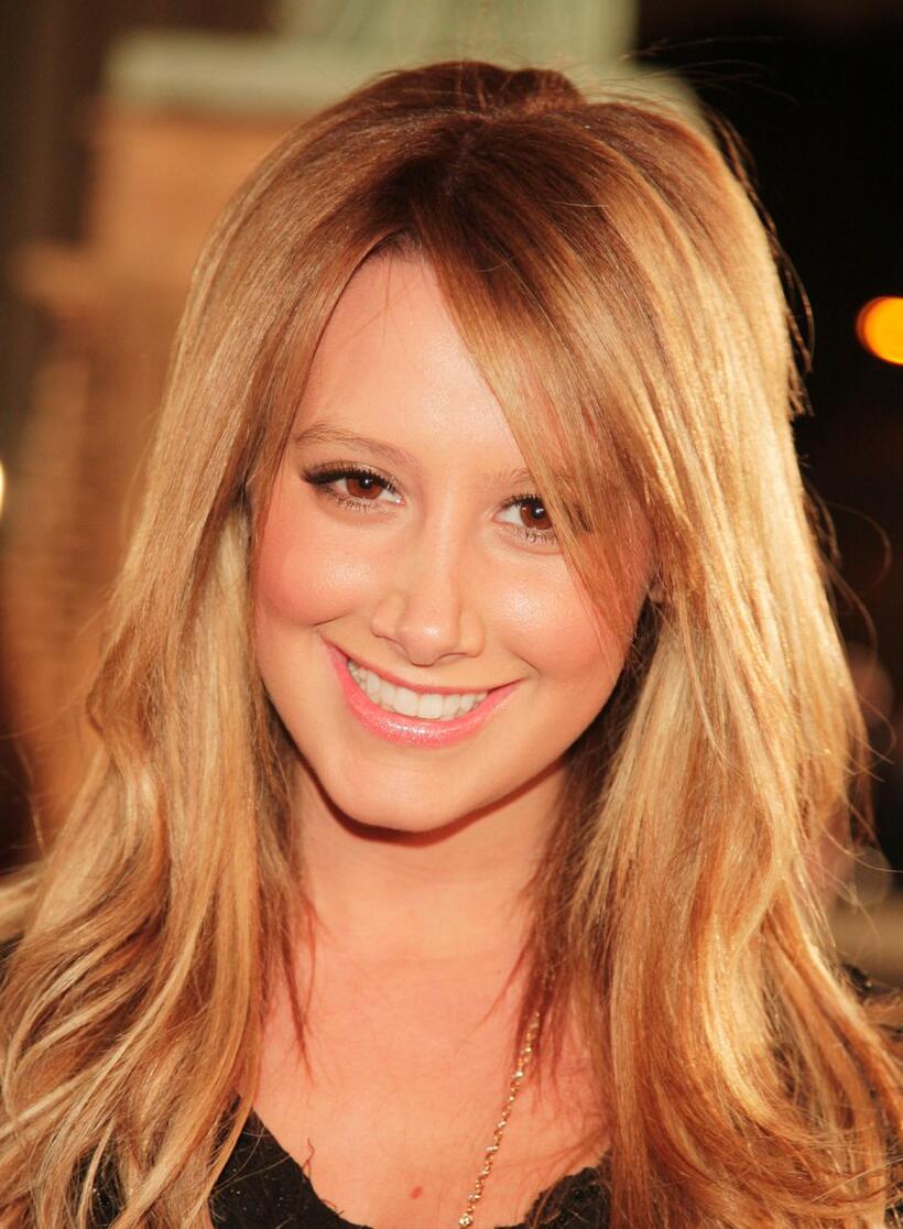 Ashley Tisdale at the premiere of "Cloverfield."