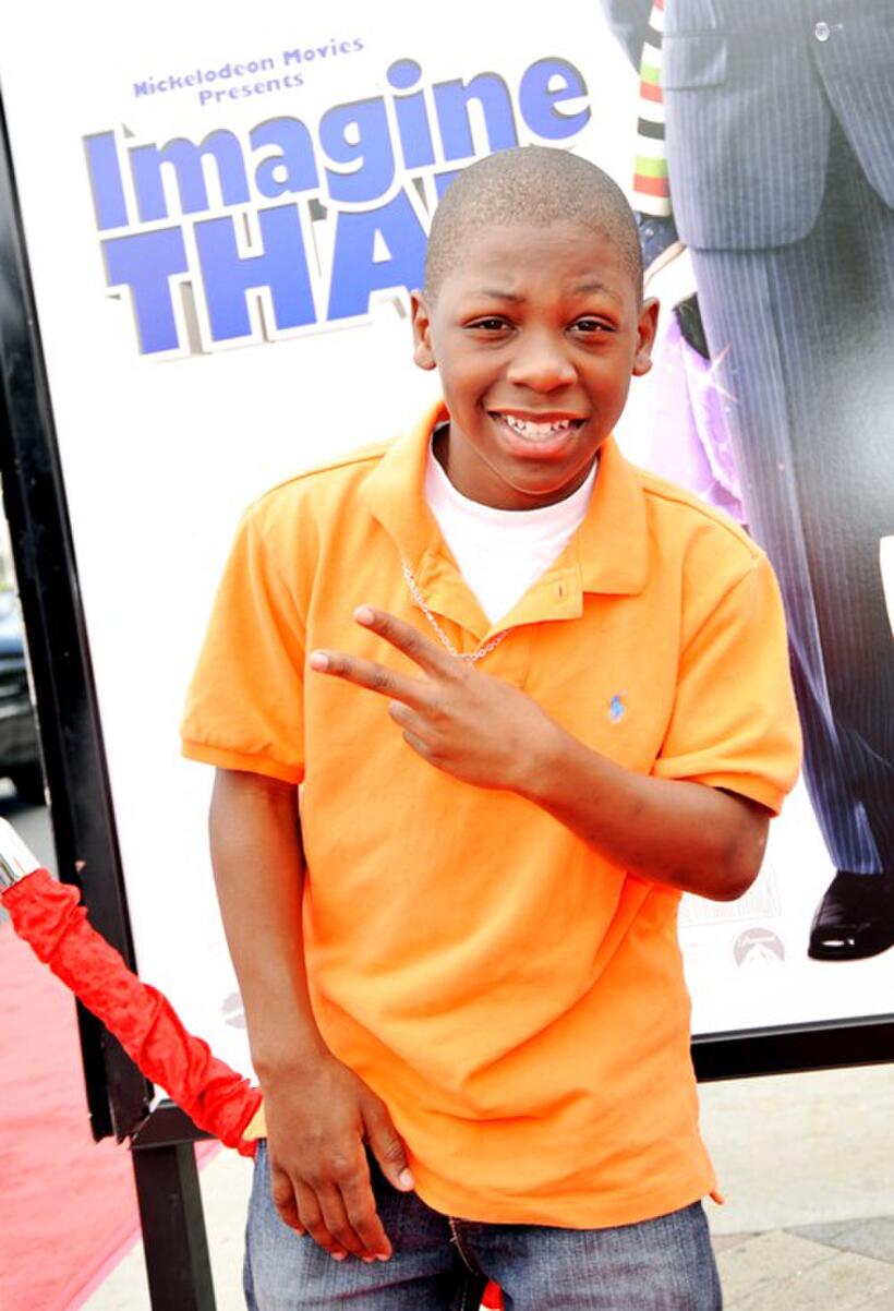 Bobb'e J. Thompson at the premiere of "Imagine That."