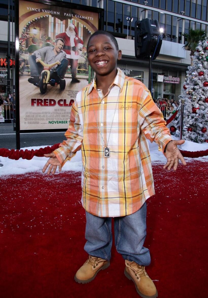 Bobb'e J. Thompson at the premiere of "Fred Claus."