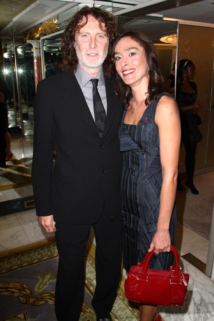 David Threlfall and Guest at the TV Quick and TV Choice Awards.