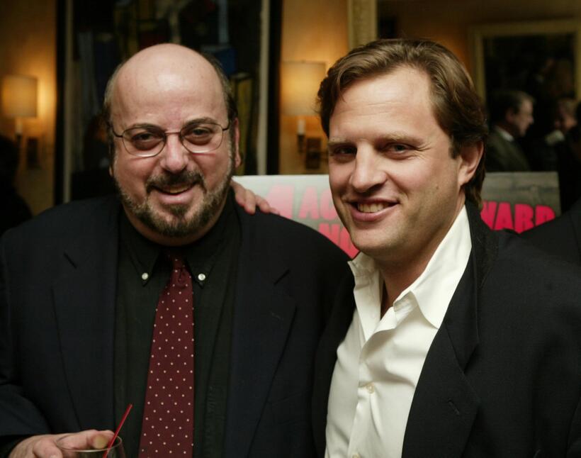 James Toback and Michael Mailer at the lunch by Miramax for the movie "City of God".