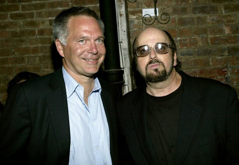 James Toback and Jonathan Sehring at the Hamptons Magazine after party for the premiere of "When Will I Be Loved".