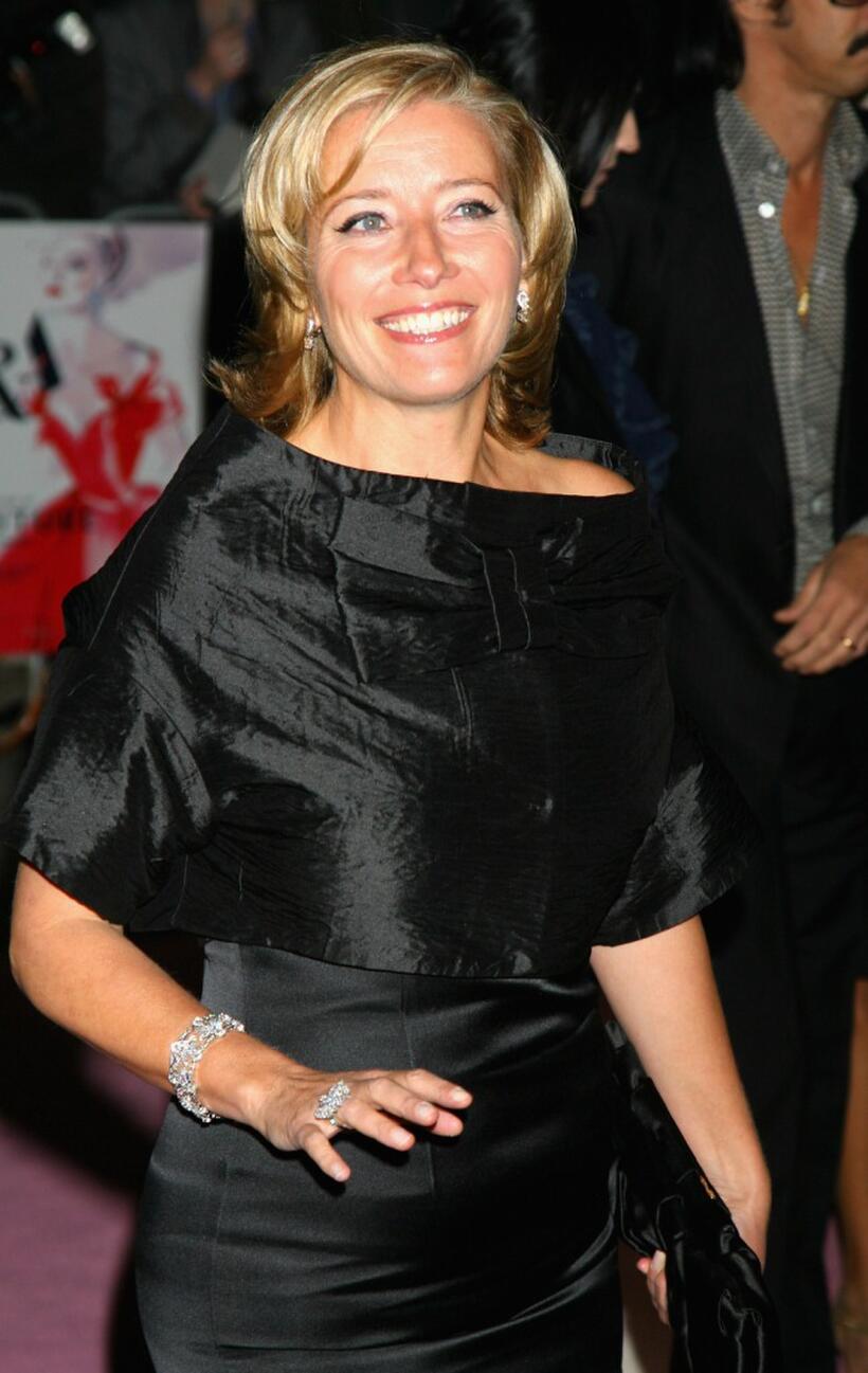 Emma Thompson at the The Golden Age Of Couture party.