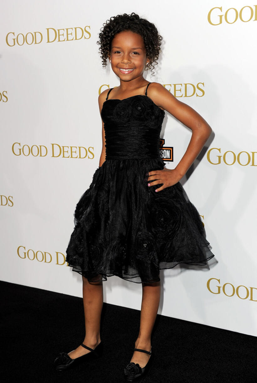 Jordenn Thompson at the California premiere of "Tyler Perry's Good Deeds."