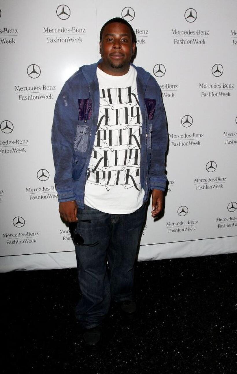Kenan Thompson at the Mercedes-Benz Fashion Week.