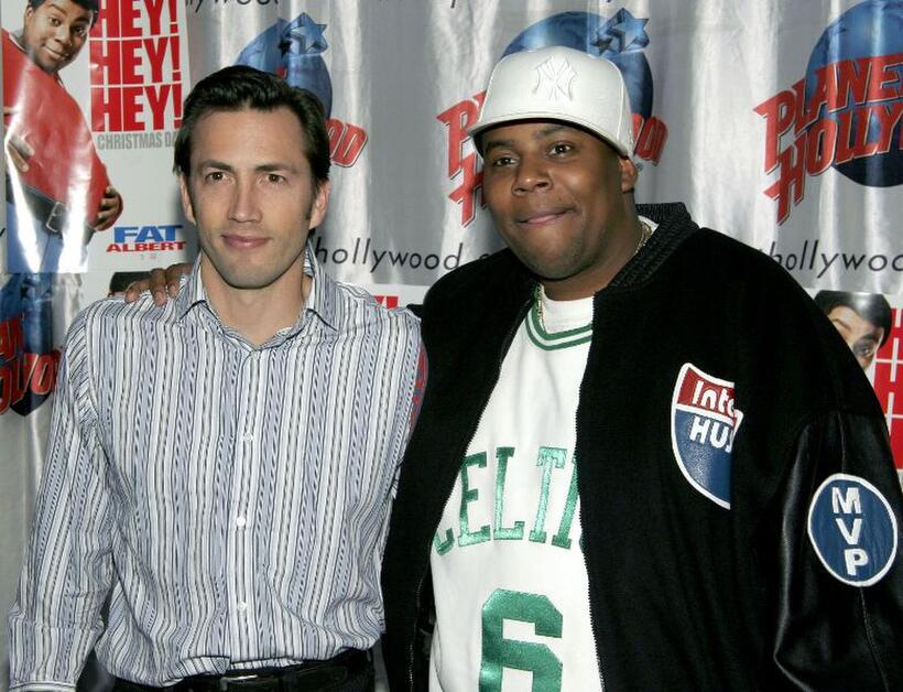 Andrew Shue and Kenan Thompson at the Planet Hollywood.