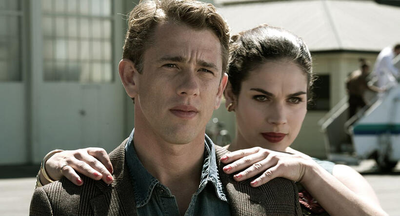 Waldemar Torenstra as Frank and Anna Drijver as Esther in "Bride Flight."