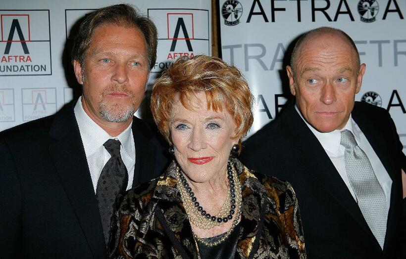 Collin Bernsen, Jeanne Cooper and Corbin Bersen at the 2009 AFTRA (American Federation of Television and Radio Artists) Media and Entertainment Excellence Awards.
