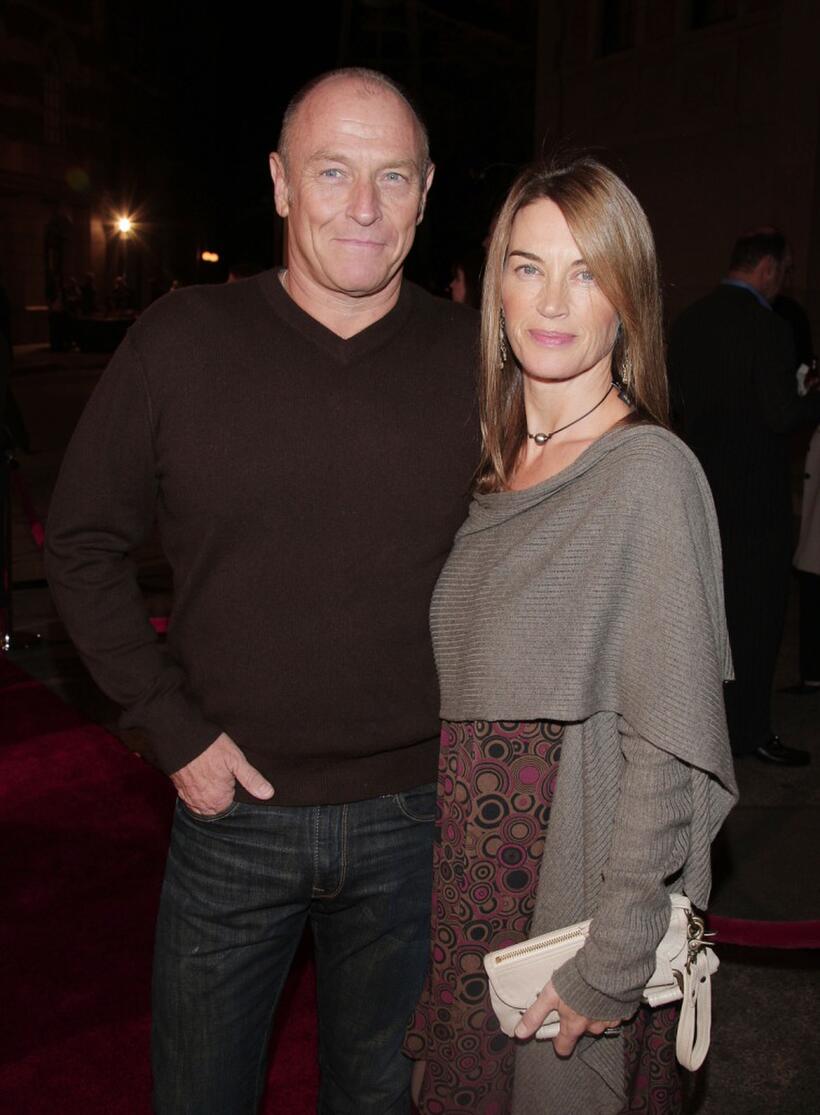 Corbin Bernsen and wife Amanda Pays at the premiere of "Rails & Ties".