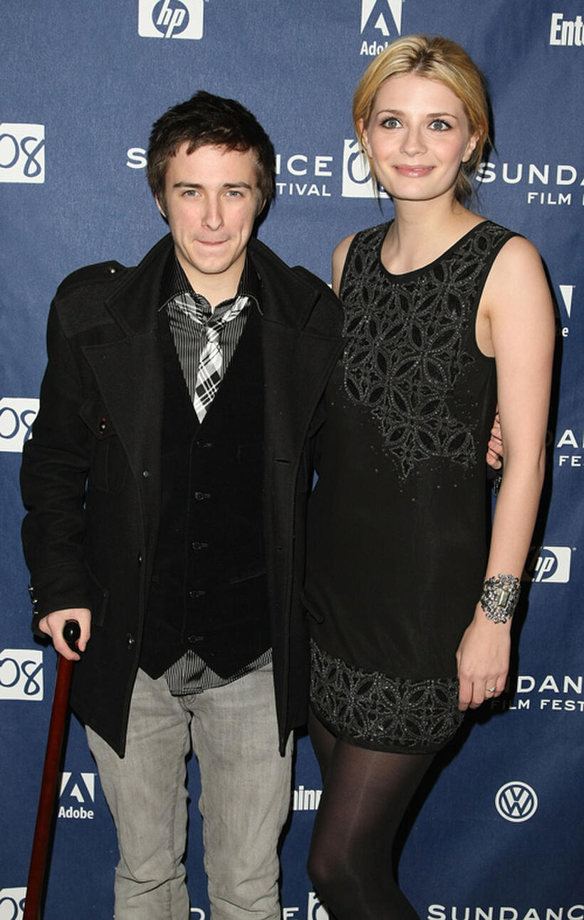 Reece Daniel Thompson and Mischa Barton at the premiere of "Assassination Of A High School President" during the 2008 Sundance Festival.