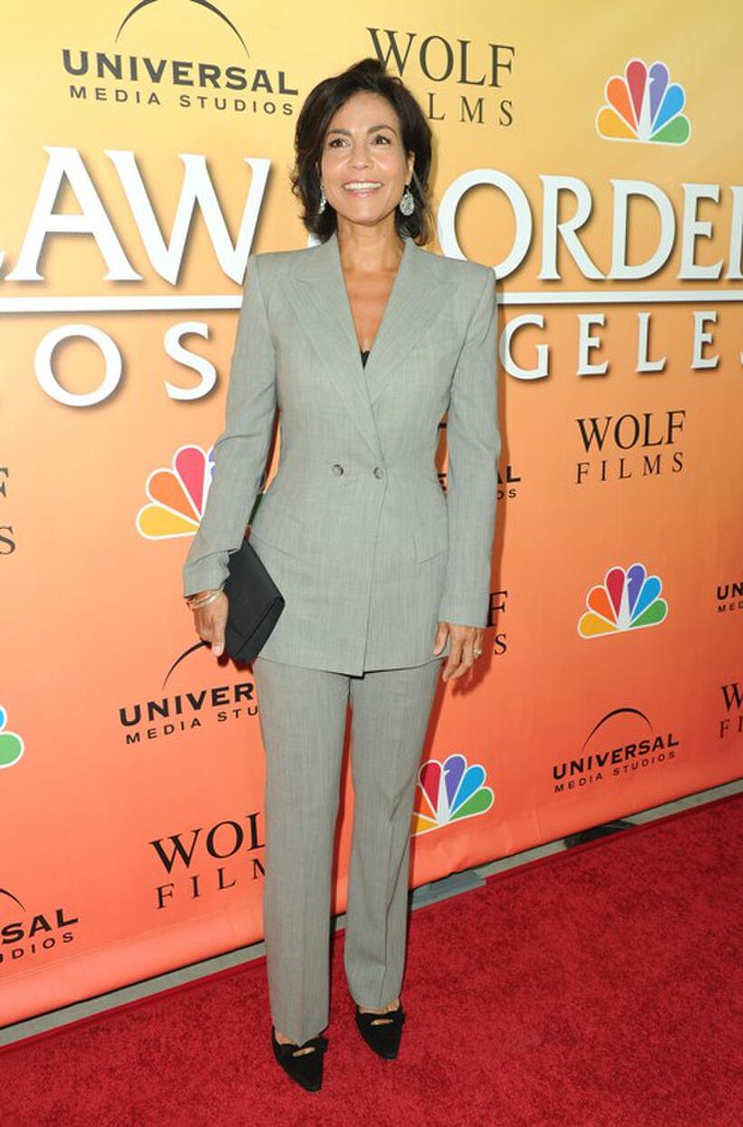 Rachel Ticotin at the premiere of "Law & Order: Los Angeles."