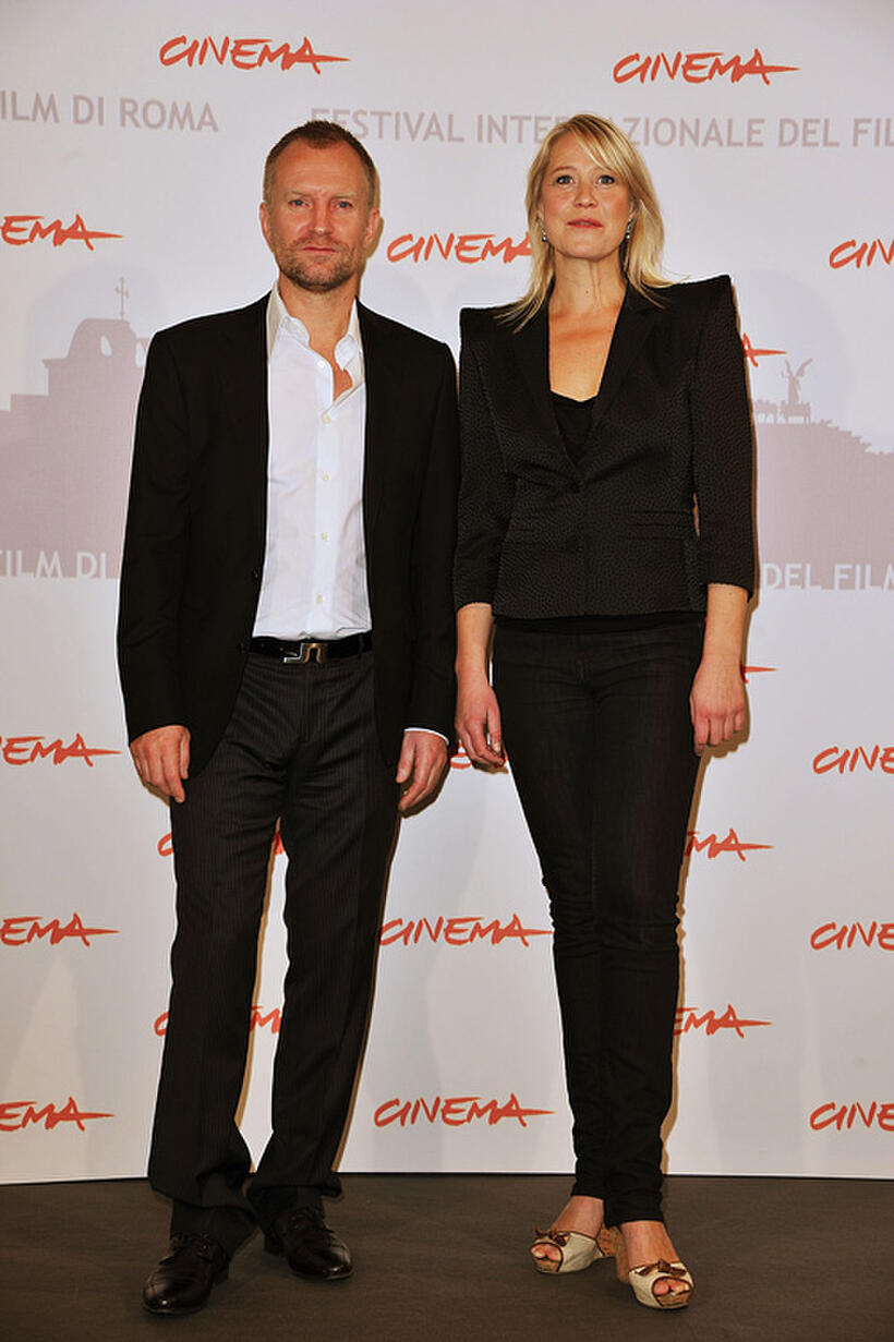 Ulrich Thomsen and Trine Dyrholm at the photocall of "In a Better World" during the 5th International Rome Film Festival.